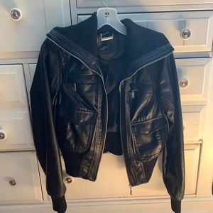 Leather jacket